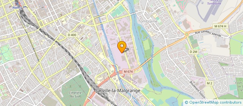 localisation de l'entreprise MAG'INTER à NANCY