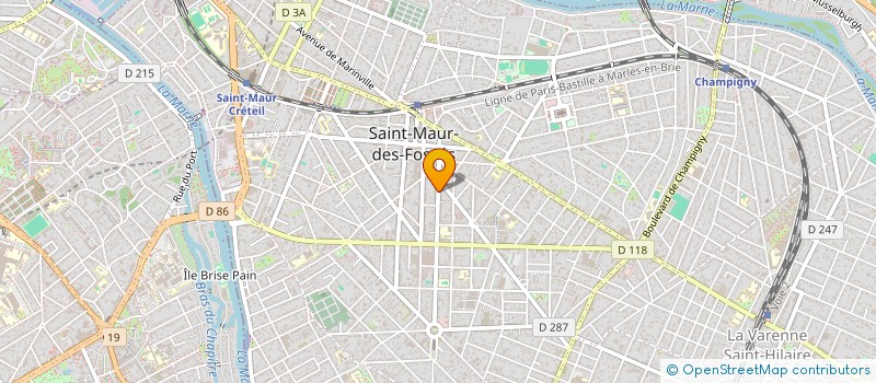 localisation de l'entreprise MAG INVEST  SAINT-MAUR-DES-FOSSES