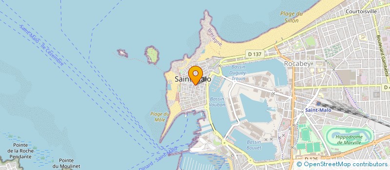 localisation de l'entreprise MAG JEUNE à SAINT-MALO