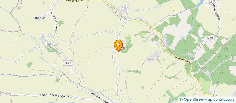 localisation de l'entreprise MAG LARY  GARAC