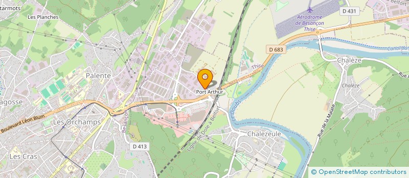 localisation de l'entreprise MAG-LOC SERVICE  CHALEZEULE