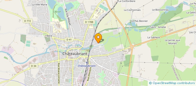 localisation de l'entreprise MAG MAINTENANCE INDUSTRIELLE  CHATEAUBRIANT