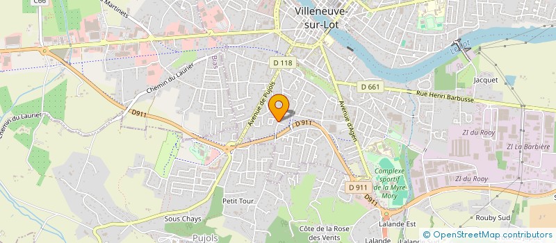 localisation de l'entreprise MAG NEUFCHATEAU  VILLENEUVE SUR LOT