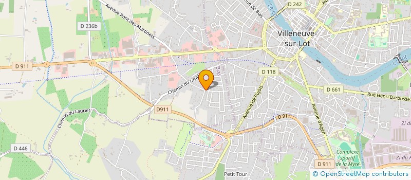 localisation de l'entreprise MAG NEVERS 2  VILLENEUVE SUR LOT