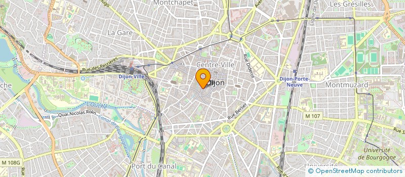 localisation de l'entreprise MAG'OPTIC à DIJON