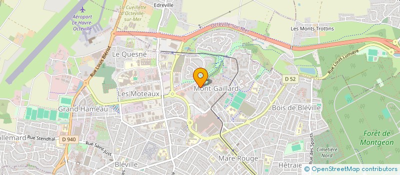 localisation de l'entreprise MAG PEINTURE à LE HAVRE