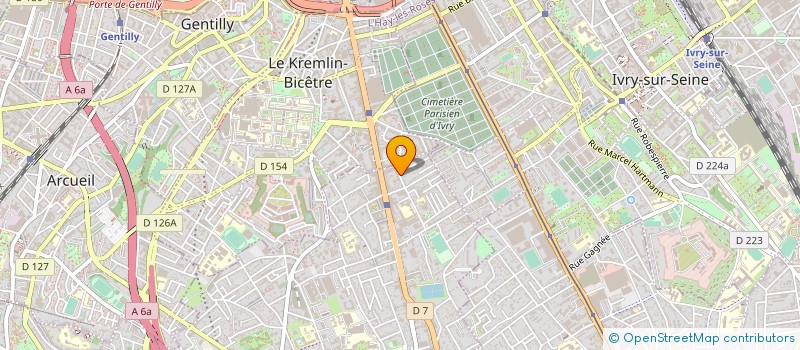 localisation de l'entreprise MAG PIZZA  VILLEJUIF