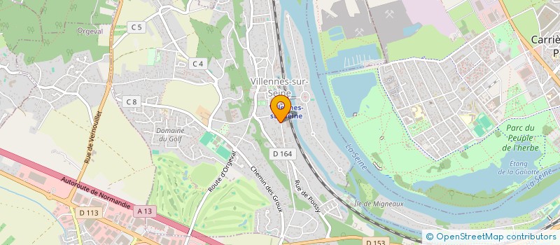 localisation de l'entreprise MAG'S  VILLENNES-SUR-SEINE