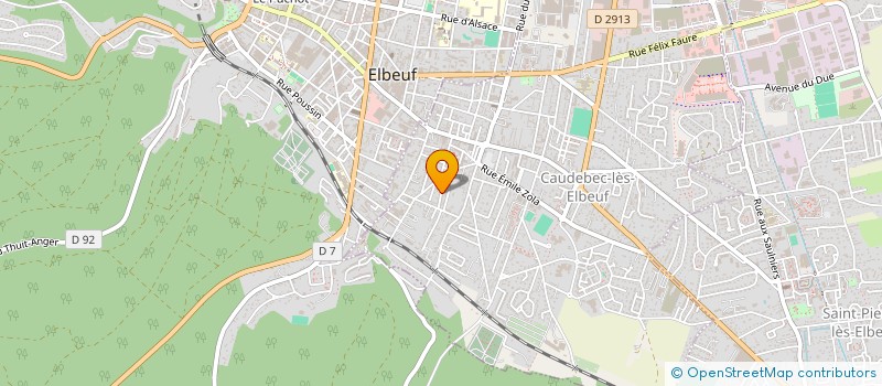 localisation de l'entreprise MAG & SA  CAUDEBEC-LES-ELBEUF