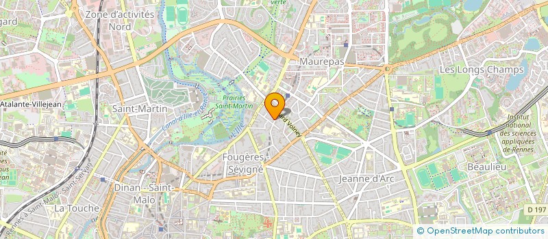 localisation de l'entreprise MAG SARL  RENNES