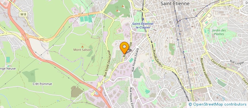 localisation de l'entreprise MAG SCENE à SAINT-ETIENNE