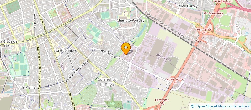 localisation de l'entreprise MAG SECURITE (MANAGEMENT ACCUEIL GARDIENNAGE)  CORMELLES-LE-ROYAL