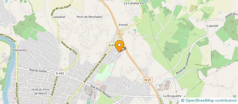 localisation de l'entreprise MAG TONNERRE  VILLENEUVE SUR LOT