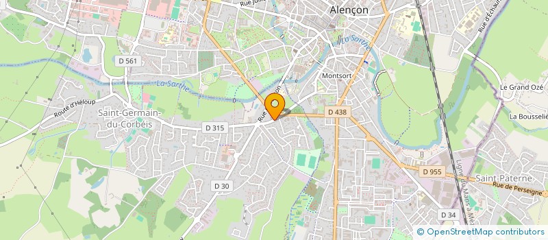 localisation de l'entreprise MAG UNITED à ALENCON