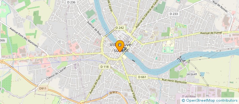 localisation de l'entreprise MAG VITRE  VILLENEUVE SUR LOT