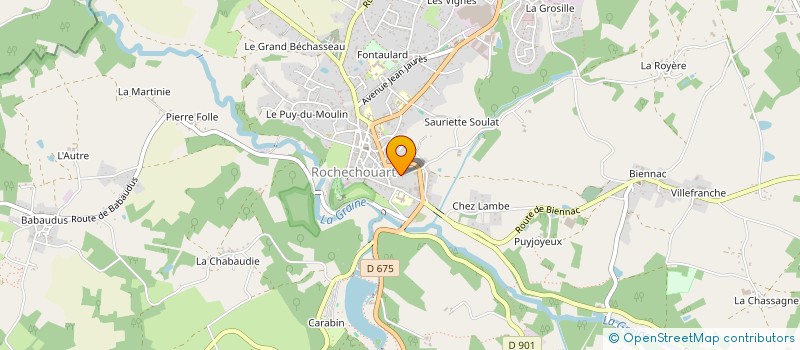 localisation de l'entreprise MAG3  ROCHECHOUART