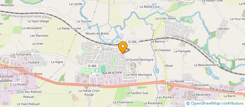 localisation de l'entreprise MAG4 INVEST  BRECE