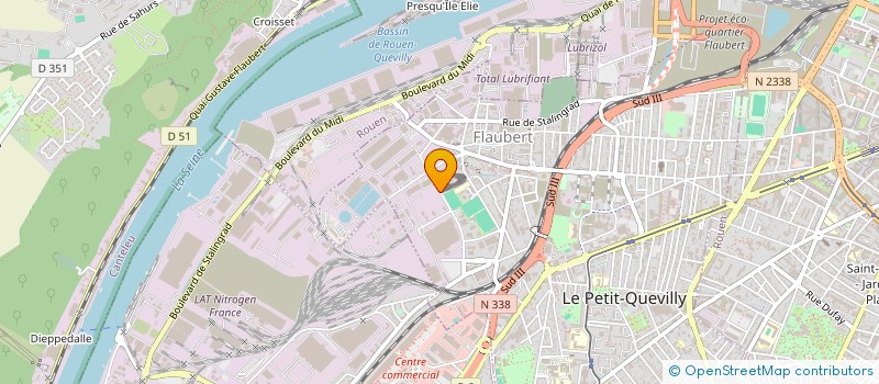 localisation de l'entreprise MAGA à LE PETIT-QUEVILLY