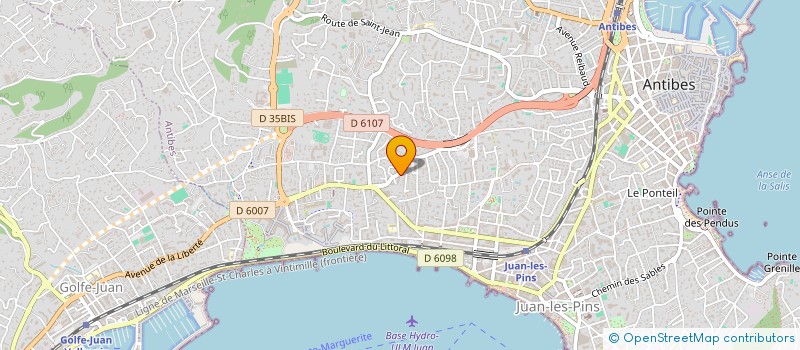 localisation de l'entreprise MAGA  ANTIBES