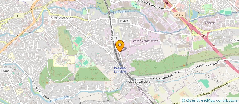 localisation de l'entreprise MAGA  SAINT-VICTORET