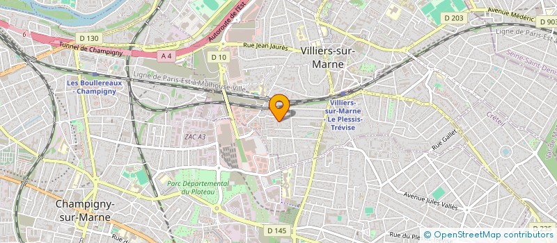 localisation de l'entreprise MAGA CARS à VILLIERS-SUR-MARNE