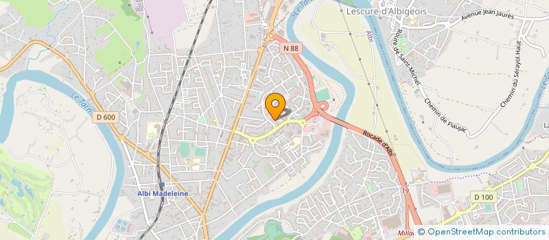 localisation de l'entreprise MAGA CONSTRUCTIONS à ALBI