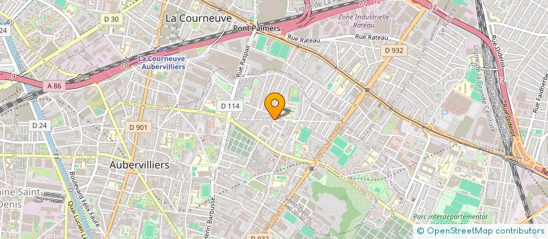 localisation de l'entreprise MAGA J.D.P à AUBERVILLIERS