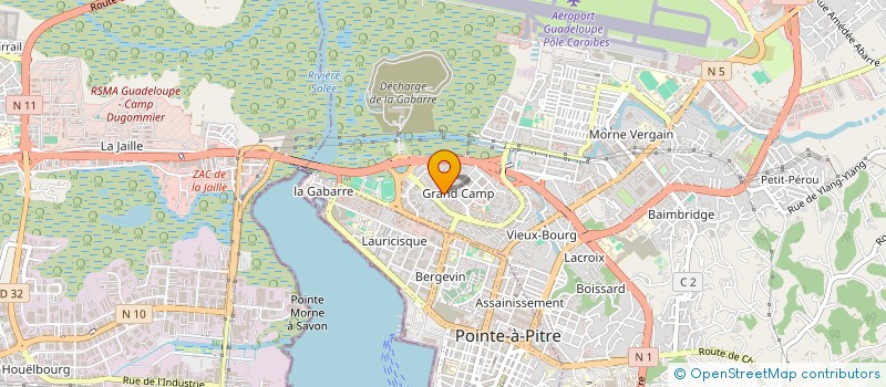 localisation de l'entreprise MAGA STAR  LES ABYMES