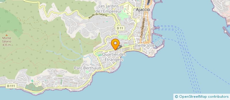 localisation de l'entreprise MAGABAT à AJACCIO