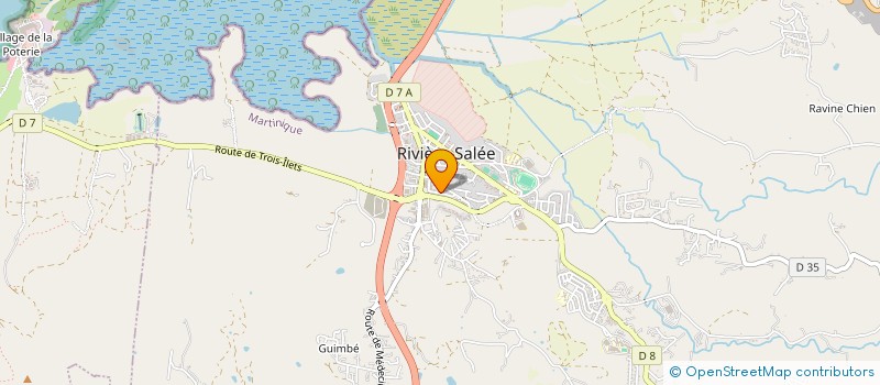 localisation de l'entreprise MAGABER  RIVIERE SALEE