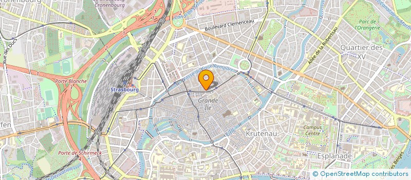 localisation de l'entreprise MAGADE à STRASBOURG