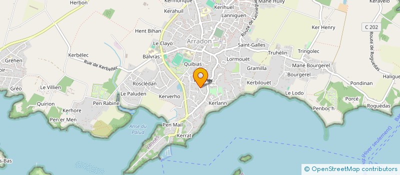 localisation de l'entreprise MAGADIS-MENK  ARRADON