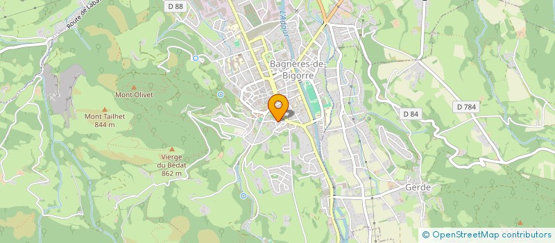 localisation de l'entreprise MAGADOUX  BAGNERES-DE-BIGORRE