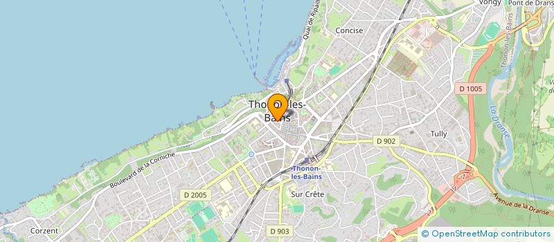 localisation de l'entreprise MAGADOUX-COTTIN INDIVISION à THONON-LES-BAINS