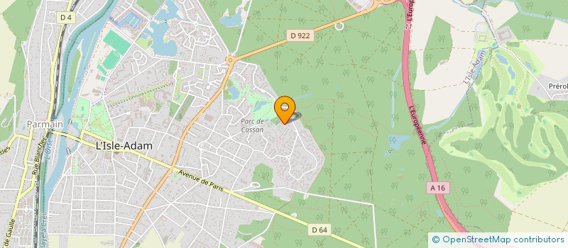 localisation de l'entreprise MAGAENLA  L'ISLE-ADAM