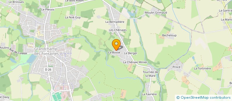 localisation de l'entreprise MAGAJA  GRANDCHAMP-DES-FONTAINES