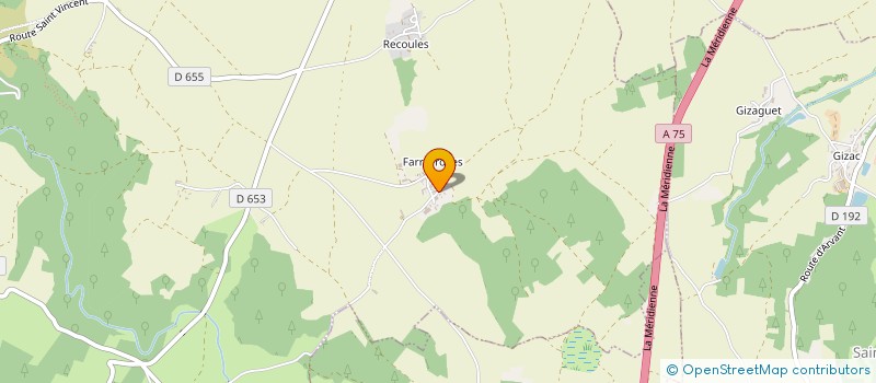 localisation de l'entreprise MAGALAS 43  LEOTOING