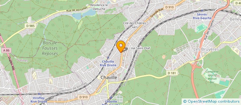 localisation de l'entreprise MAGALEX  CHAVILLE