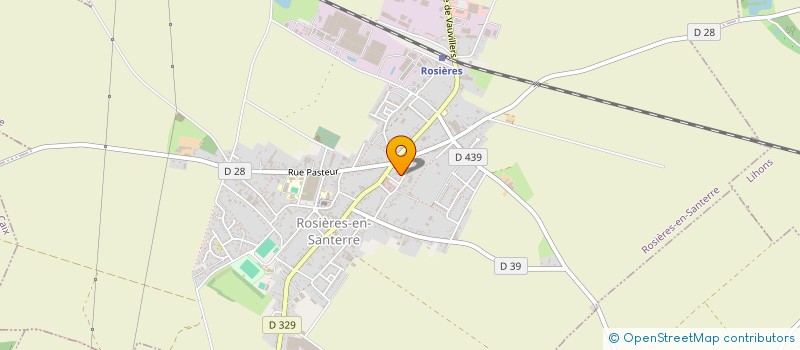 localisation de l'entreprise MAGALHAES ETANCHEITE à ROSIERES-EN-SANTERRE