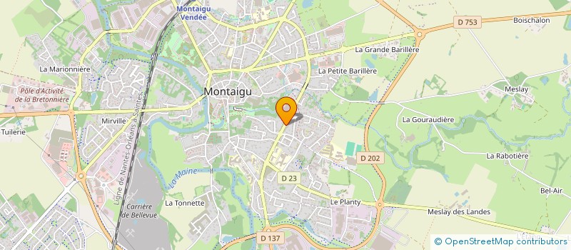 localisation de l'entreprise MAGALI à MONTAIGU-VENDEE