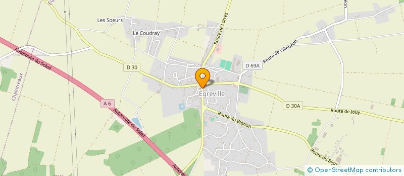 localisation de l'entreprise MAGALI DELANDRE à EGREVILLE
