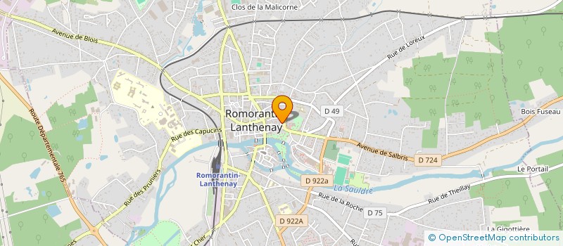 localisation de l'entreprise MAGALI MONCHAUSSE NOTAIRE SOLOGNE à ROMORANTIN-LANTHENAY