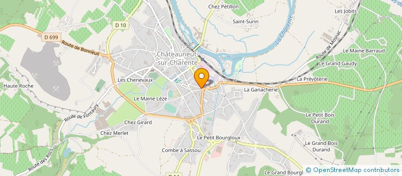 localisation de l'entreprise MAGALI VOISIN à CHATEAUNEUF-SUR-CHARENTE