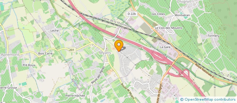 localisation de l'entreprise MAGALIE  MYANS