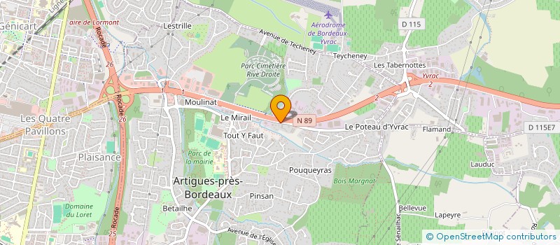 localisation de l'entreprise MAGALIE ANTONIEL MARTINEZ  SALLEBUF