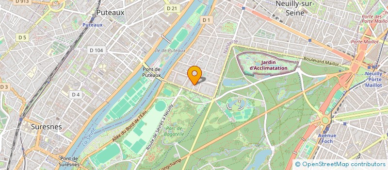 localisation de l'entreprise MAGALLON à NEUILLY-SUR-SEINE