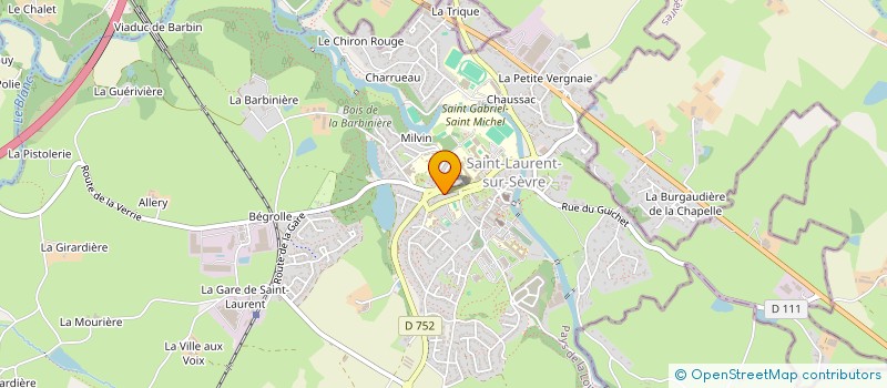 localisation de l'entreprise MAGALO à SAINT-LAURENT-SUR-SEVRE