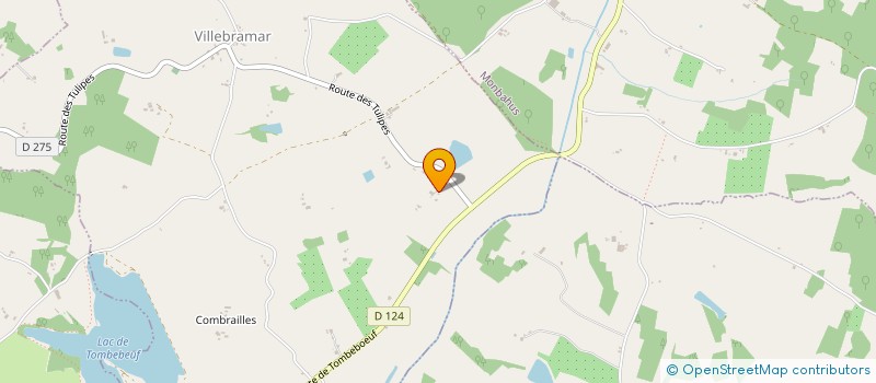 localisation de l'entreprise MAGAMA  VILLEBRAMAR