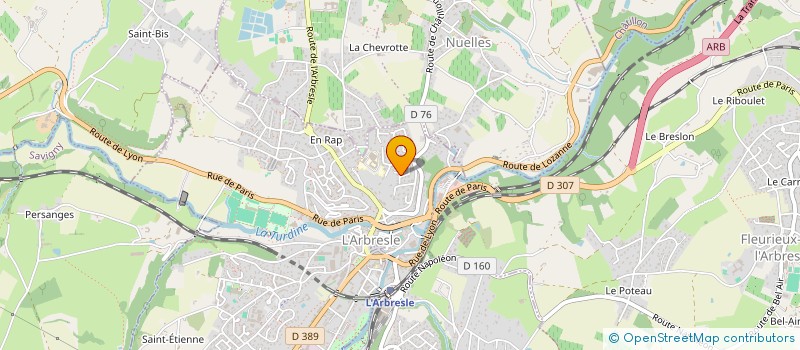 localisation de l'entreprise MAGAMAX INVEST  L'ARBRESLE