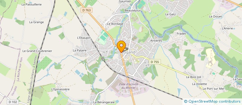 localisation de l'entreprise MAGANAS à CUGAND
